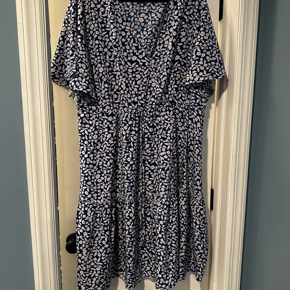 Floral V-Neck Dress